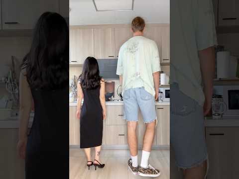 The reference of my husband dress me for a week#ootd #fyp #couple #contrast