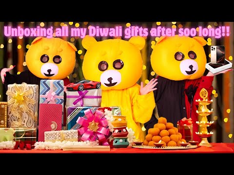 unboxing all Diwali gifts||Mini vlog of Diwali  2024||