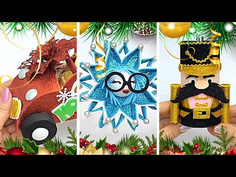 Handmade Christmas Craft 🎅 3 Ideas Christmas Tree Decorations 🎁 Christmas DIY Craft Ideas 2024