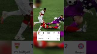 VfB Stuttgart - Bayern München Endstand 1 : 2