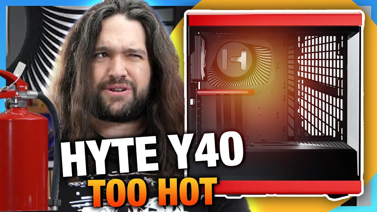 Disappointing: Hyte Y40 Case Review - Thermals, Noise, & Cable Management