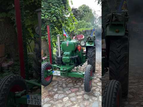 Luntenstart Allgaier #classictractor #lanzbulldog #farming #traktor #трактор #oldschool #allgaier