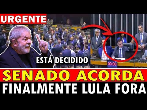 AGORA EM BRASILIA!!! SENAD0  ACORDA E PEDE IMPEACHMENT DE LULA AS PRESSAS! BOLSONARO COMEMORA