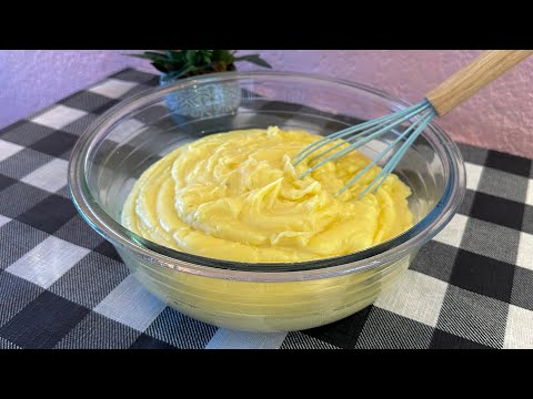 COMO HACER CREMA PASTELERA O MANJAR FÁCIL Y RÁPIDO