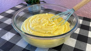 COMO HACER CREMA PASTELERA O MANJAR FÁCIL Y RÁPIDO
