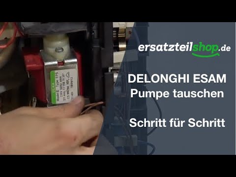 DELONGHI ESAM Pumpe tauschen - ausbauen einbauen Schritt für Schritt Reparaturanleitung