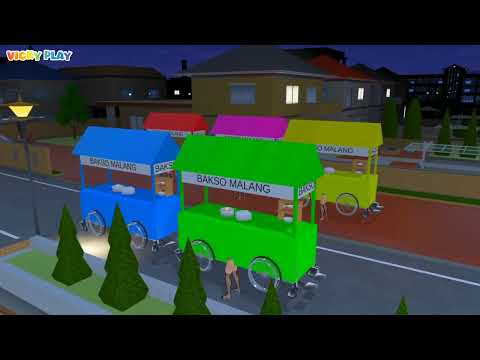 Yuta Mio Panik CCTV Merekam Anomali Bakso Berwarna-warni di Depan Rumahnya || Sakura Horror Drama 👺😱