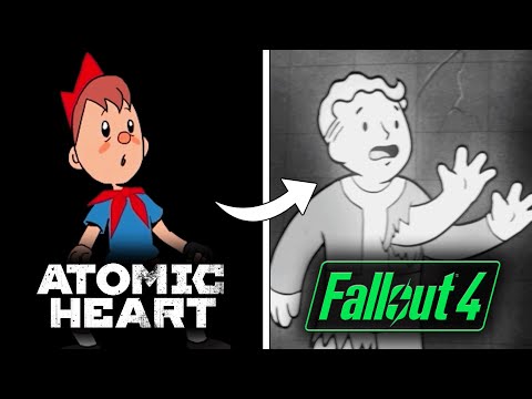 Atomic Heart Cartoon Soviet Boy vs Fallout Vault Boy Death Scenes