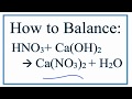 Balancing Chemical Equations Concepts