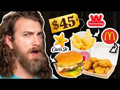 Most Expensive Fast Food Items (Taste Test)