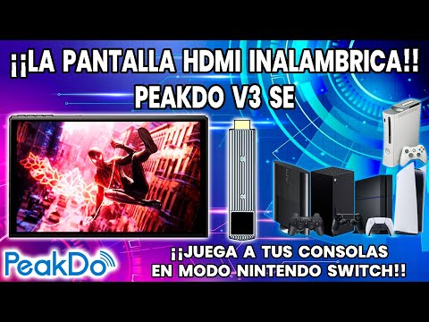 ¿PANTALLA HDMI INALAMBRICA? ¿EXISTE? PeakDo V3 SE