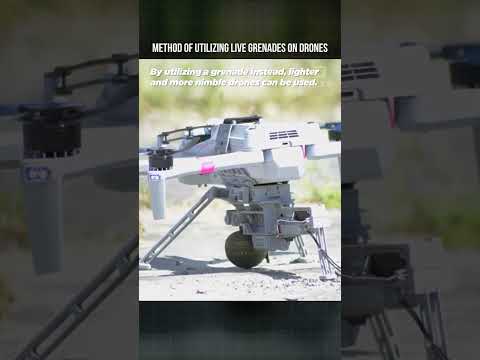 Method of Utilizing Live Grenades on Drones
