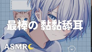 【ASMR】黏黏舔耳❤ 最棒的黏耳! 在耳朵里湿黏来回舔耳/会员音频预览