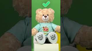 Play Doctor with JJ! Teddy Bear has a checkup! #shorts #cocomelon #dance #nurseryrhymes #learning