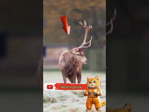 การผลัดเขาของกวางเอลก์🦌✨