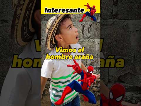 Vimos al hombre araña 🕸️😰😱 Interesante 😱 Asombroso