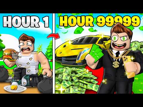 ROBLOX BUT YOU GET 1+ MONEY EVERY SECOND !!