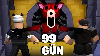 Canavarın Sırrını Bulduk... Ormanda 100 Gün Hayatta Kal - Roblox