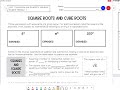 Exploring Square Roots and Cube Roots