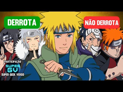 7 NINJAS TEMIDOS QUE DERROTAM O MINATO E 7 QUE NÃO DERROTAM | ft Super Geek Verso