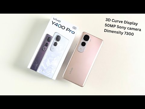 Vivo Y400 Pro 5g Unboxing and Review | 120Hz AMOLED Curve Display | 5500 mAh | 90W Fast Charging