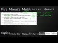 Understanding Additive and Multiplicative Relationships