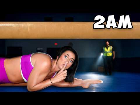 I Survived Gymnastics Gyms AFTER Midnight!