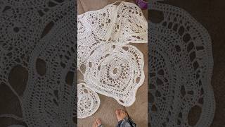 Progress on the crochet Cocoon