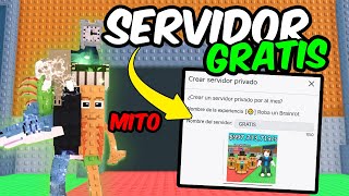Encontre este MITO de SERVIDOR PRIVADO GRATIS en ROBA un BRAINROT