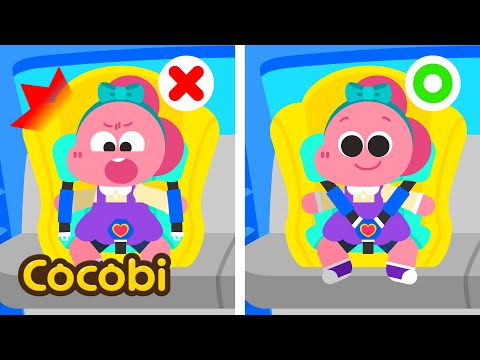 Seatbelts Keep Us Safe😍 + More Fun Songs for Kids | Cocobi