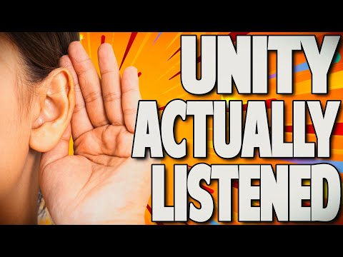 Unity Actually Listened -- Reverse AWFUL Decision!