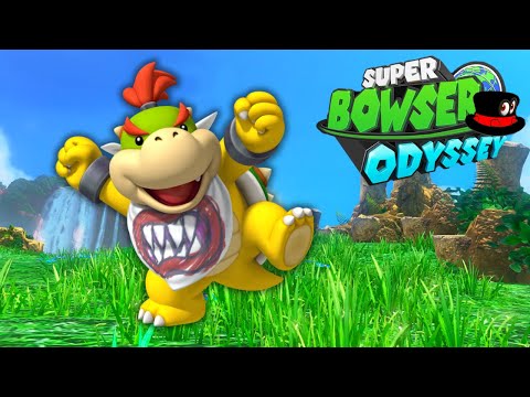 SUPER BOWSER JR ODYSSEY - Full Game Walkthrough