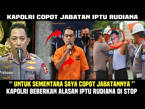 Iptu Rudiana Dicopot dari Jabatannya usai Diperiksa Timsus Polri