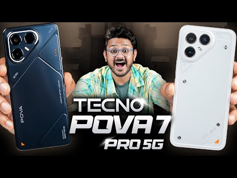 TECNO Pova 7 & Pova 7 Pro Unboxing in ಕನ್ನಡ⚡️MTK D7300 Ultimate, FHD+ & AMOLED, 6000mAh + 45W