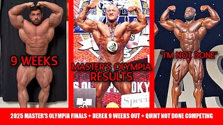 2025 Master's Olympia Finals Recap, HUGE Upset + Derek Lunsford 9 Weeks Out + Quinton's Next Show