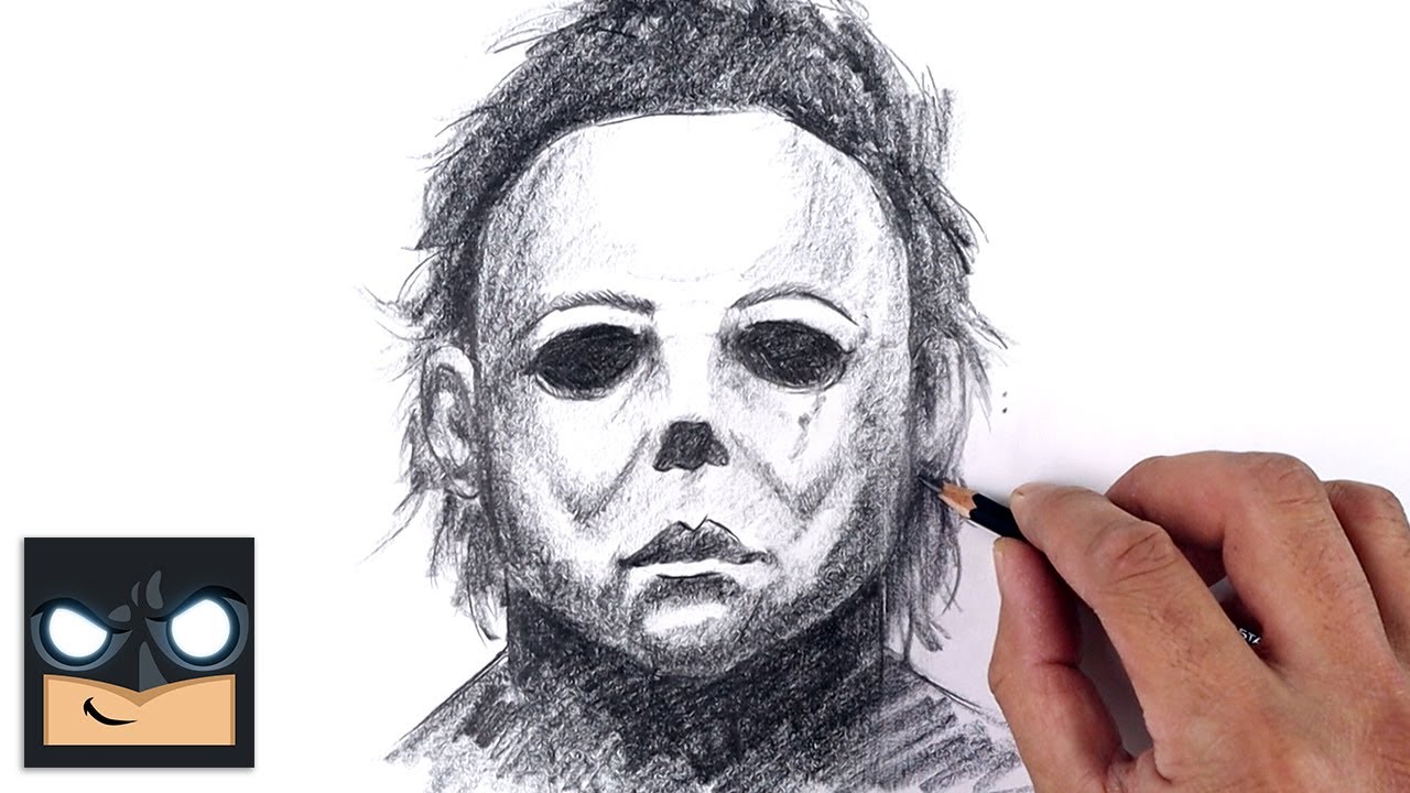 How To Draw Michael Myers - Halloween Sketch Tutorial