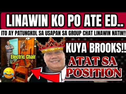 LINAWIN KO LANG AT EDNA.. 🥰🥰 AND APPOINTED PRES BROOK NGAWNGAW PA MORE!!