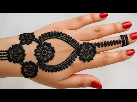 Easy back hand mehndi design | beautiful simple mehndi design | Arabic mehandi designs | mehndi