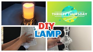 DIY DOLLAR TREE TABLE LAMP