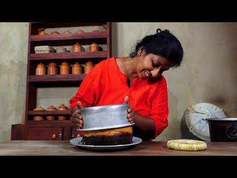 Caramel Pudding Cake | Village Food Recipe | Village Cooking | Village Life