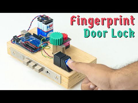 How to Make Fingerprint Door Lock | Arduino Project