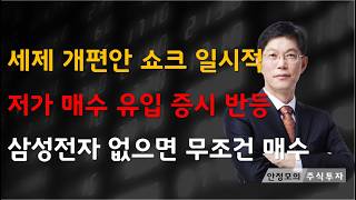 [주식]세제 개편안 쇼크 일시적 저가 매수 유입 증시 반등 삼성전자 없으면 무조건 매수(20250804월)주식 주식투자 주식강의 주식공부 주식초보 주식단타 주식고수 단타매매