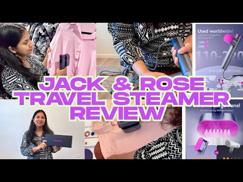 👚JACK & Rose Travel 👕STEAMER REVIEW & Usage,100-220V Portable Steamer,15s Fast Heat/JACK&ROSE REVIEW