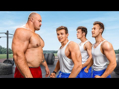 El Hombre Más Fuerte del Mundo VS Influencers Fitness