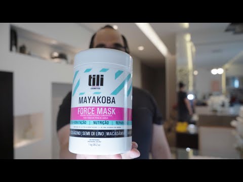 Máscara Ultra Hidratação Tili Mayakoba Force Mask 1Kg - Máscara Reconstrutora