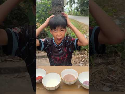 Nước chấm snack đáng sợ - Scary snack dipping sauce #shorts