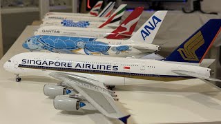 Singapore Airlines Airbus A380, 1:200 Diecast metal model unboxing  / SQ Wings - Aviation Megastore