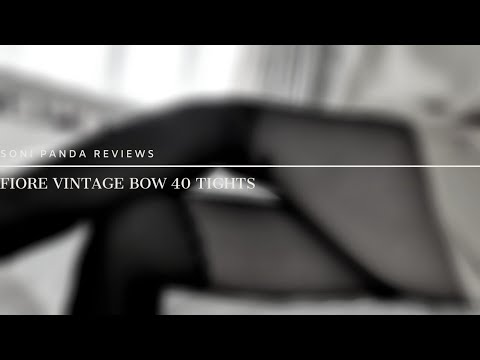Soni Panda Reviews Fiore Vintage Bow 40 Tights