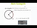 Calculating Arc Lengths in Circles