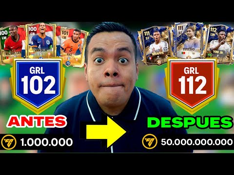 Mejoré al Máximo de GRL Cuenta de Suscriptor en FC Mobile